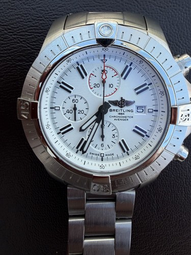 Breitling avenger white - white, men's