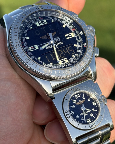 A68362 breitling utc watch - breitling,