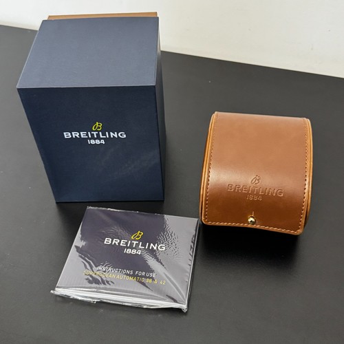 Breitling leather travel watch - breitling,