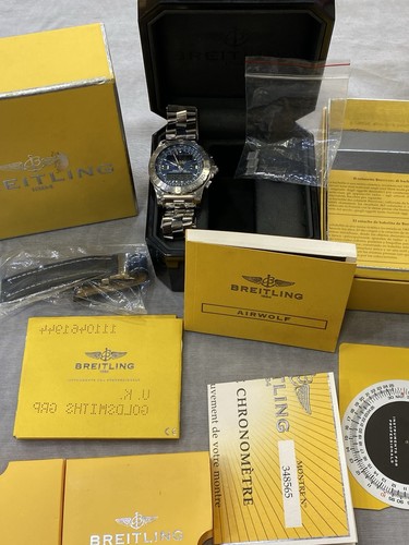 Breitling airwolf blue men - airwolf,